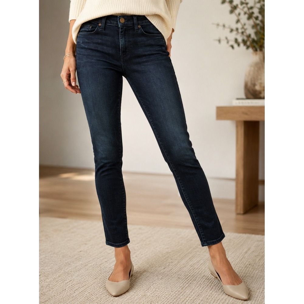 Current Elliott Stiletto Black Book Stretch Jeans Sz 27